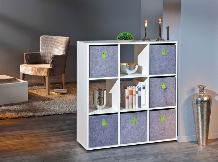 Raumteiler CARLO 105x109x33 cm weiß