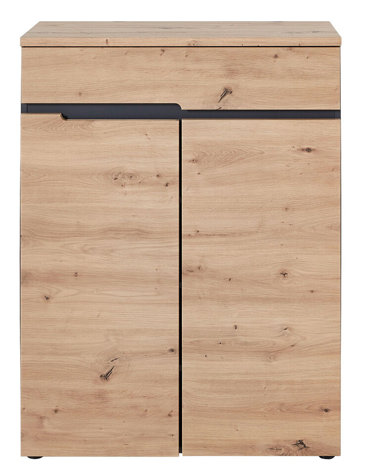 Schuhschrank MEMPHIS 80 x 107 cm Artisan Eiche/ Graphitgrau