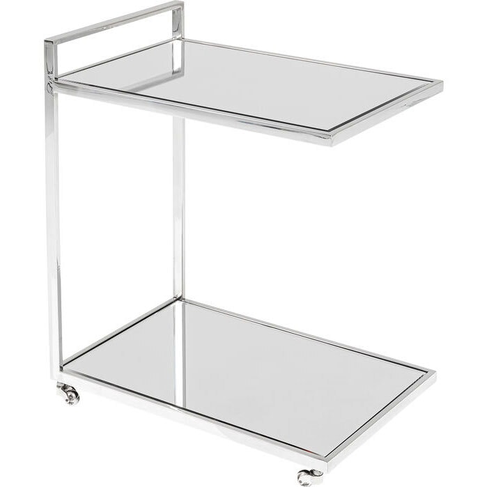 KARE DESIGN Servierwagen CLASSY CHROME 64 x 50 cm Edelstahl/Glas