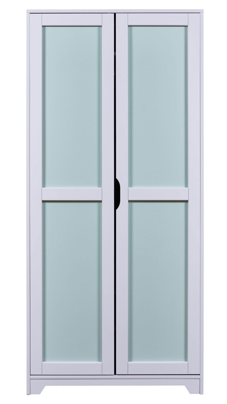 CASAVANTI Drehtürenschrank KILIAN 92 x 205 cm weiß/ pastellgrün
