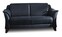 MONDO Sofa 2,5-Sitzer QUADRA 174 x 86 cm Stoffbezug blau