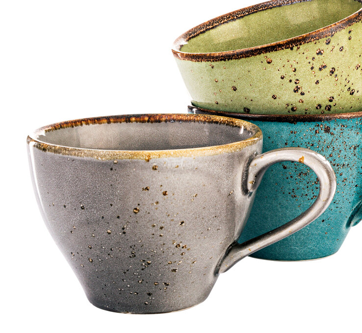 CreaTable Tasse NATURE COLLECTION 6er Set naturgrün