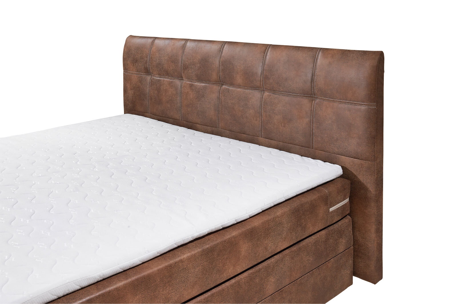 Boxspringbett NILS 180 x 200 cm light brown