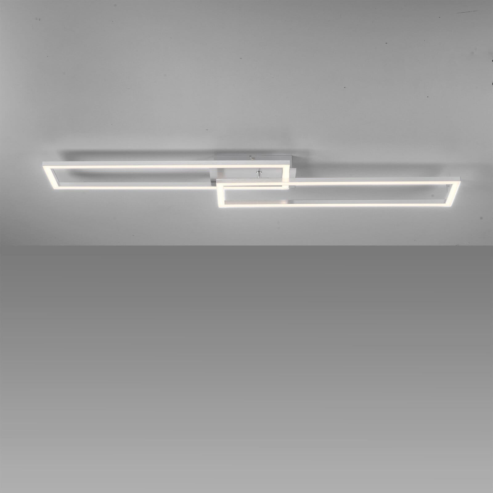 JUST LIGHT LED Deckenlampe IVEN 19,8 x 101,6 cm stahlfarbig