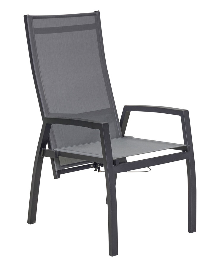 Garden FLAIR Garten Positionsstuhl LENNOX 2er Set grau