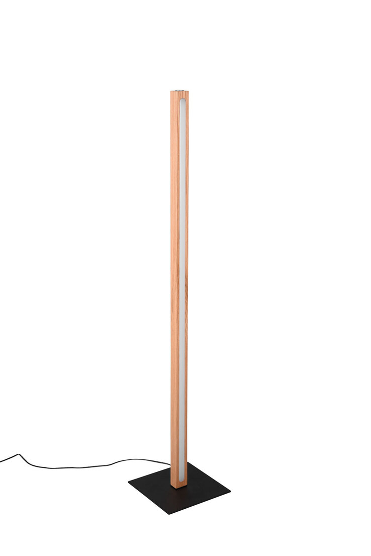TRIO LED Stehlampe BELLARI naturfarbig