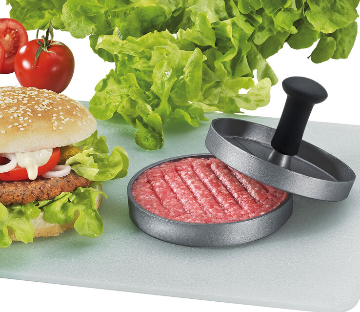 KÜCHENPROFI Hamburgerpresse CLASSIC 11,9 cm grau