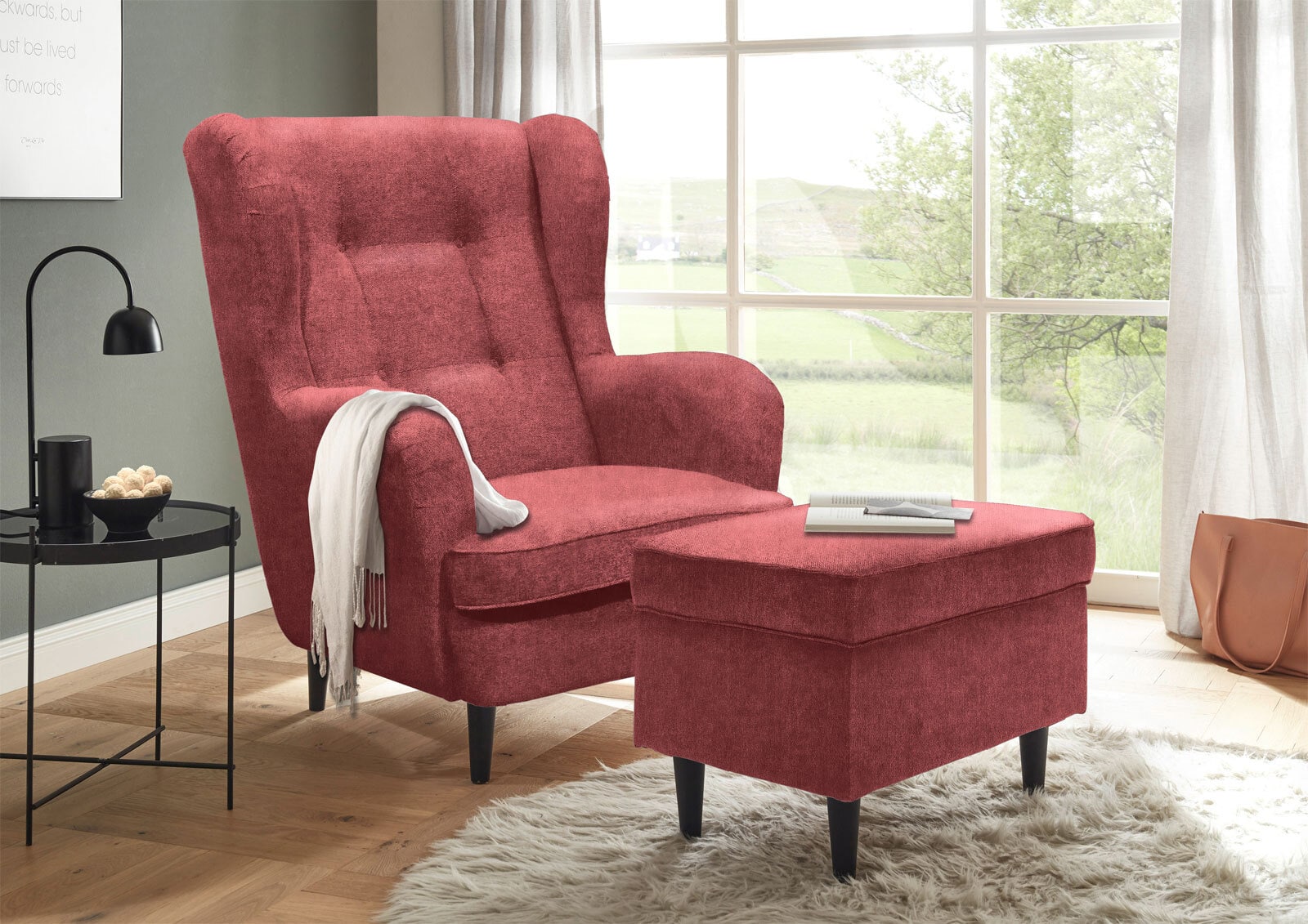 Sessel CHARLEEN rosa