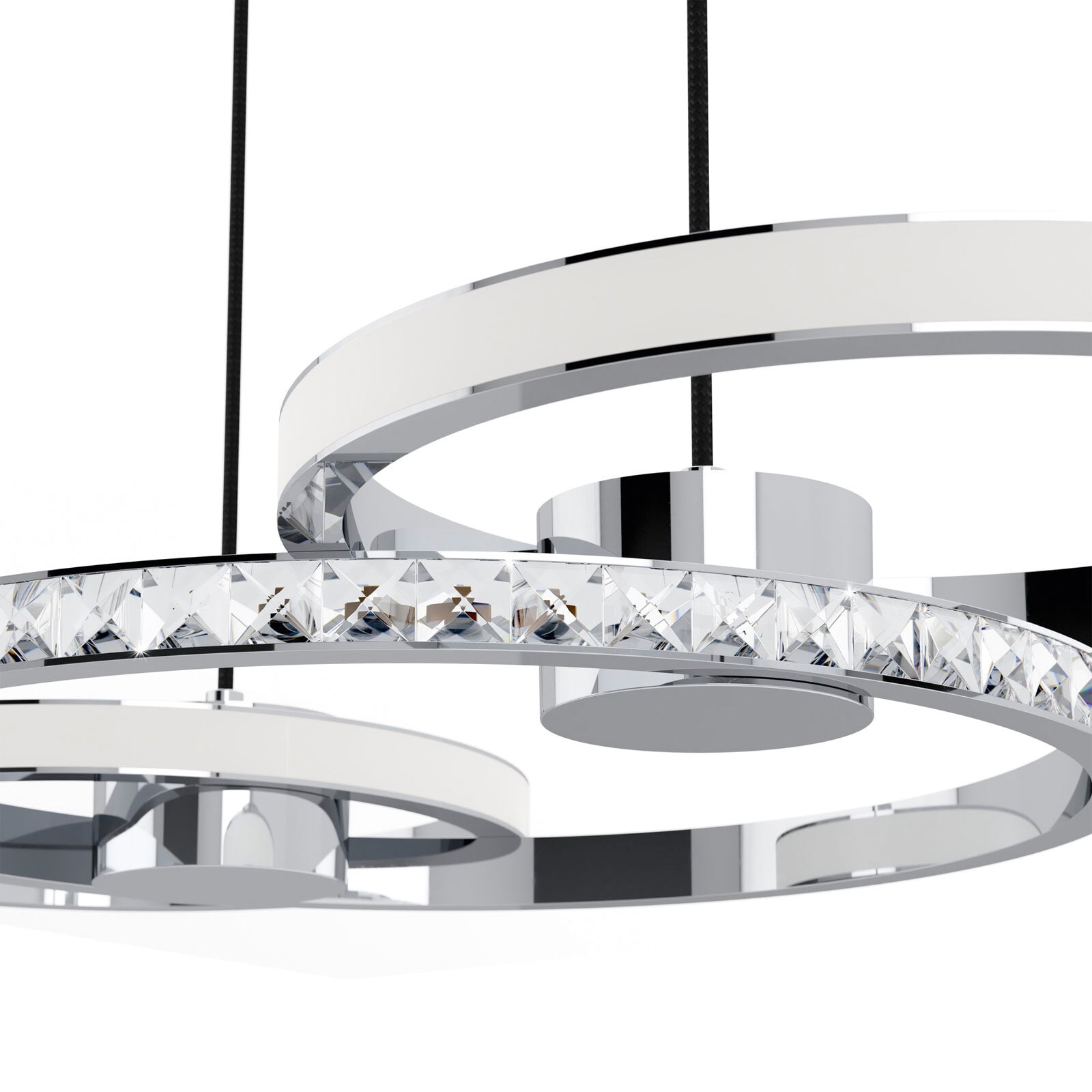 JOOP! LED Pendellampe JEWEL LIGHTS LINE 80,5 x 42 cm chromfarbig