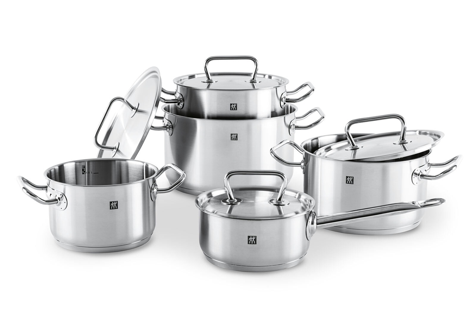 ZWILLING Topf-Set TWIN CLASSIC 5-teilig Edelstahl silber 