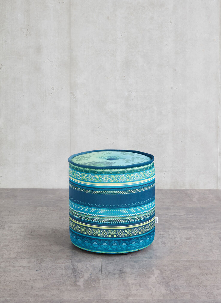 SCHRÖNO Hocker POUF TINETTO türkis