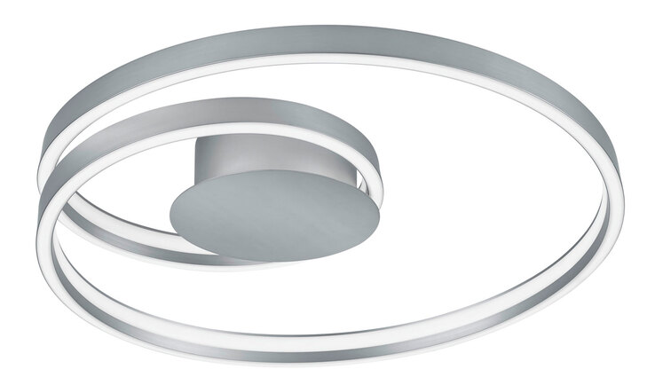 CINQUE LED Deckenlampe CIOLA 72 cm nickelfarbig