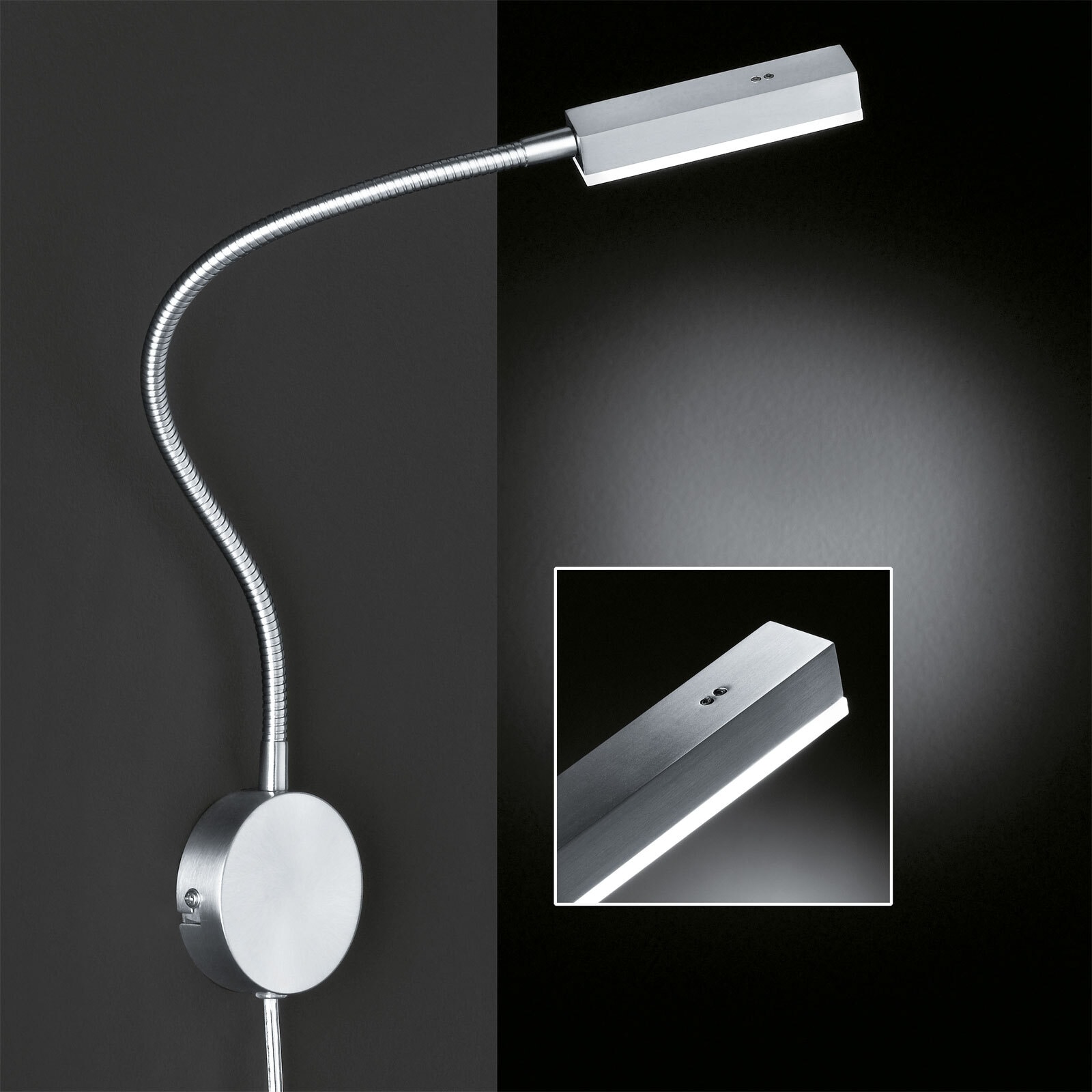 FISCHER & HONSEL LED Wandlampe RAIK II mit Gestensteuerung