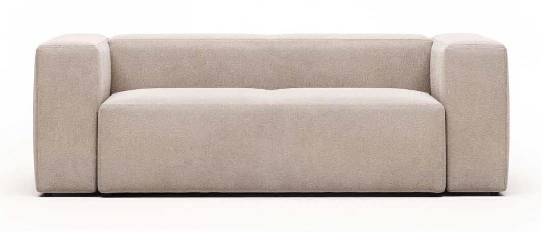 Kave Home Sofa BLOK 2-Sitzer beige