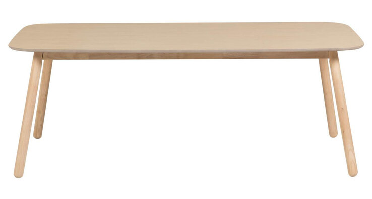 Kave Home Esstisch BATILDE 140 x 70 cm Esche braun
