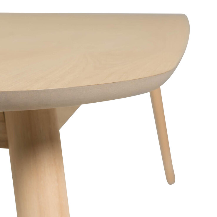 Kave Home Esstisch BATILDE 140 x 70 cm Esche braun