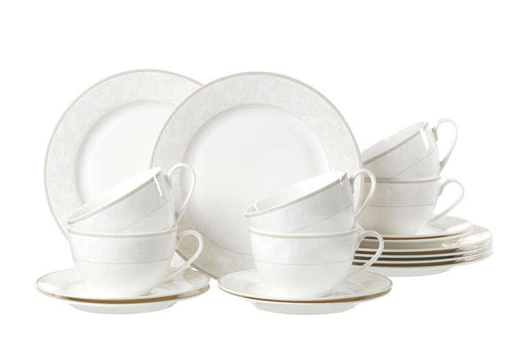Ritzenhoff & Breker Tafelservice ISABELLA 12-teilig cremeweiß