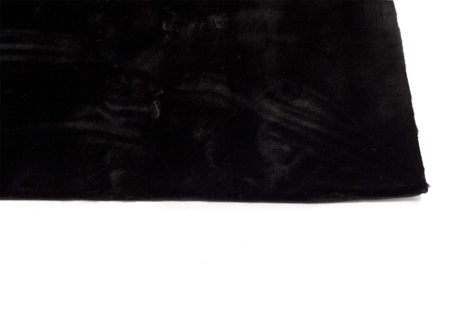 Hochflorteppich DREAM 70 x 140 cm schwarz