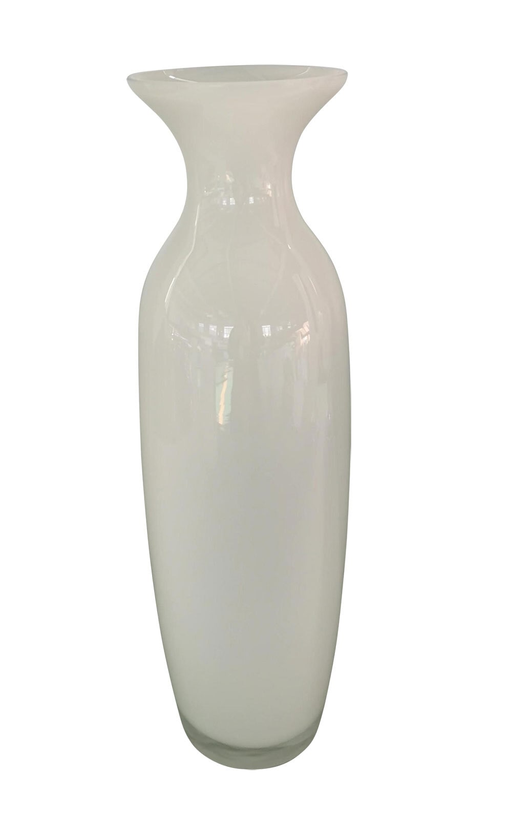 Deko Vase 40 cm weiß