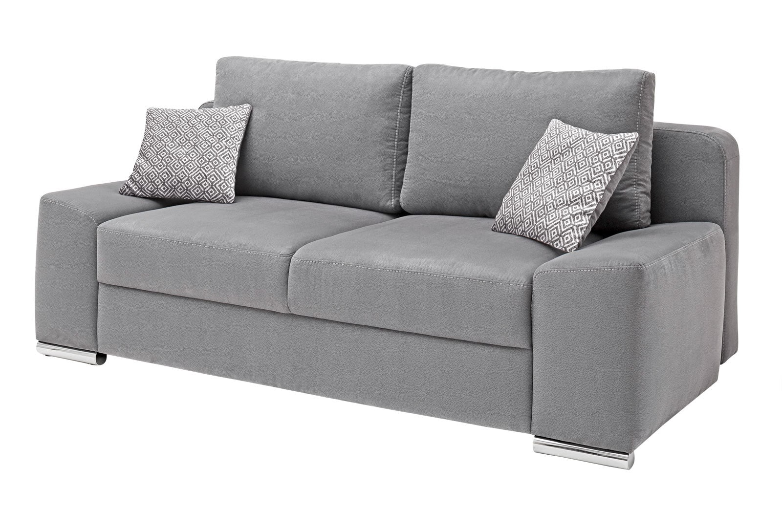 Schlafsofa KITTI DE LUXE 207 x 102 cm grau