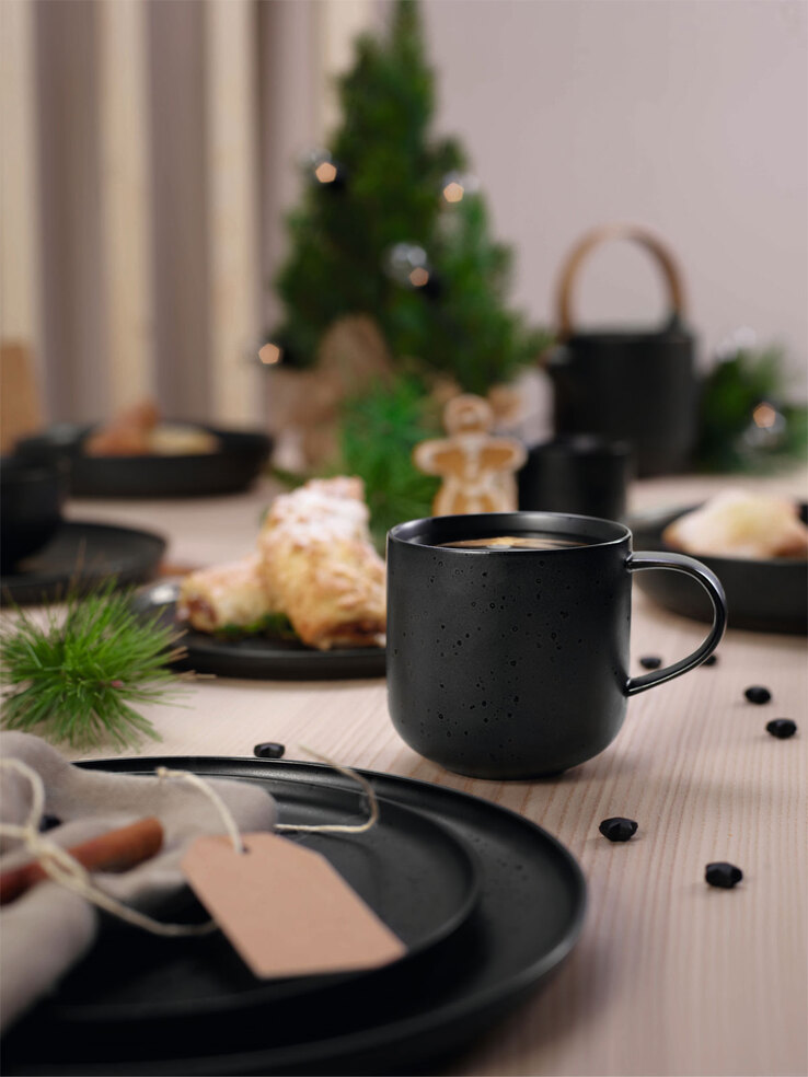 ASA Henkelbecher COPPA 6er Set kuro-schwarz