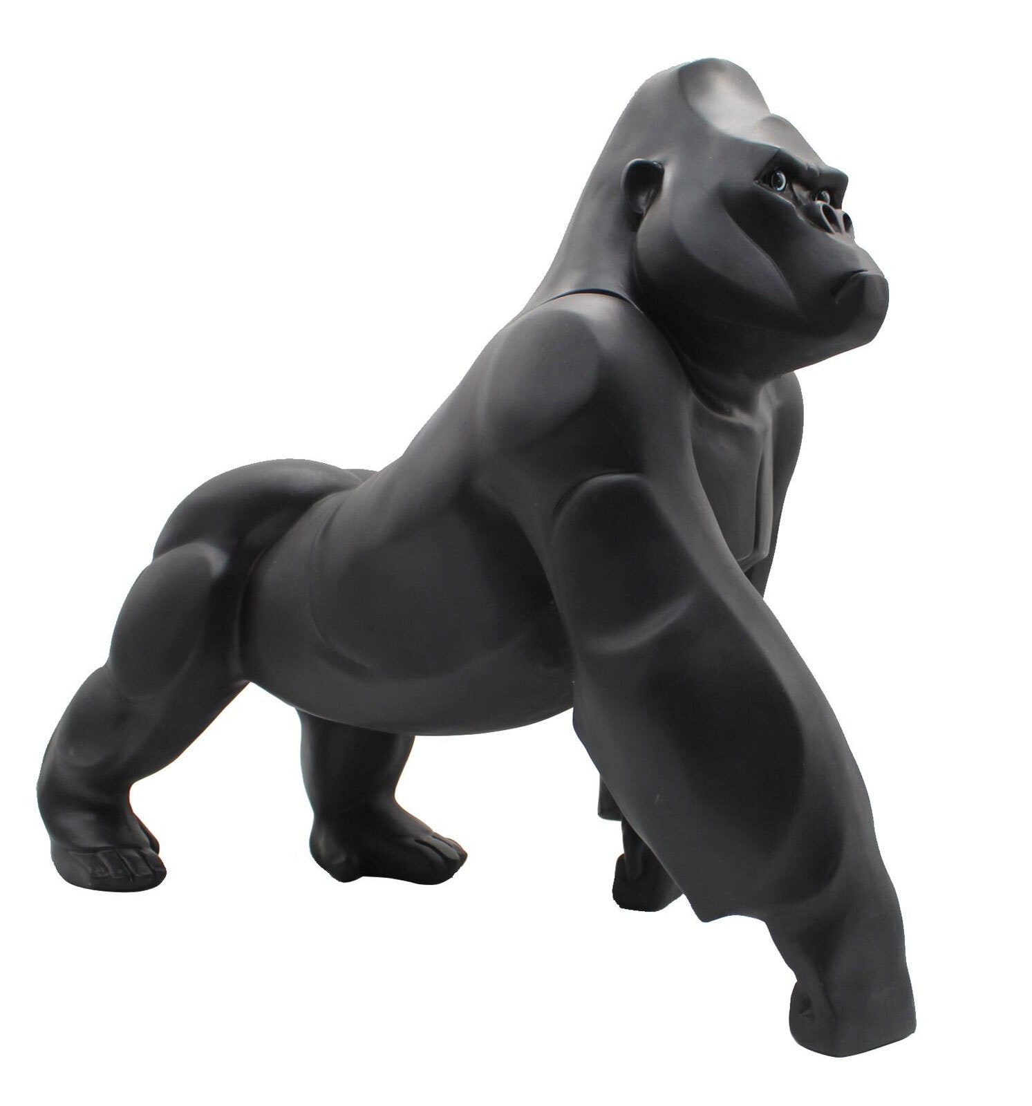 Dekofigur Gorilla 48 cm schwarz