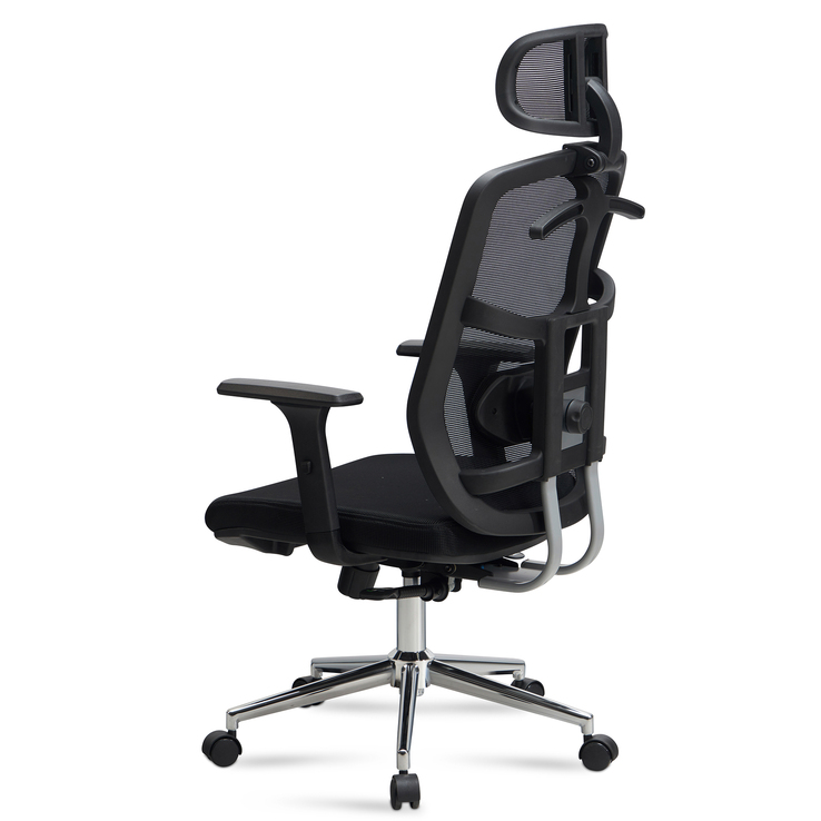 CASAVANTI Bürostuhl 68x130x68 cm Stoff schwarz