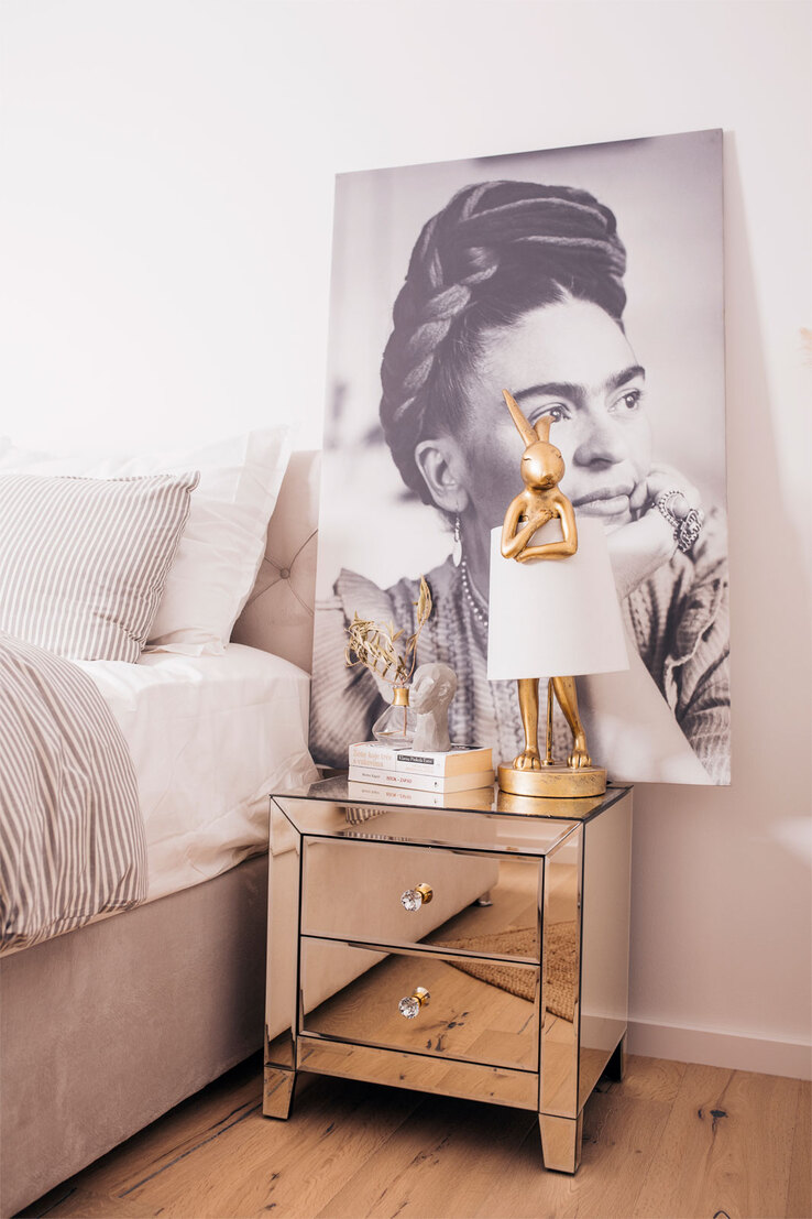 KARE DESIGN Nachtkonsole LUXURY 49 x 50 cm verspiegelt