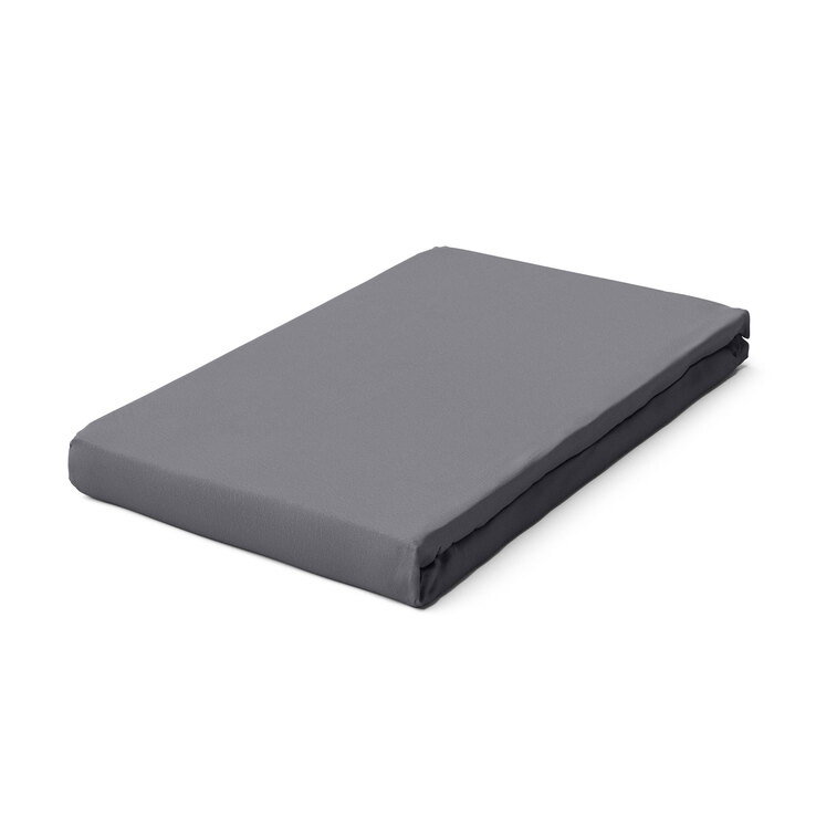 schlafgut Jersey-Spannbettlaken PREMIUM 180-200 x 200-220 cm grau