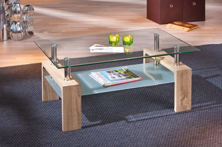 Couchtisch ERIC 100x45x60 Sonoma-Eiche MDF