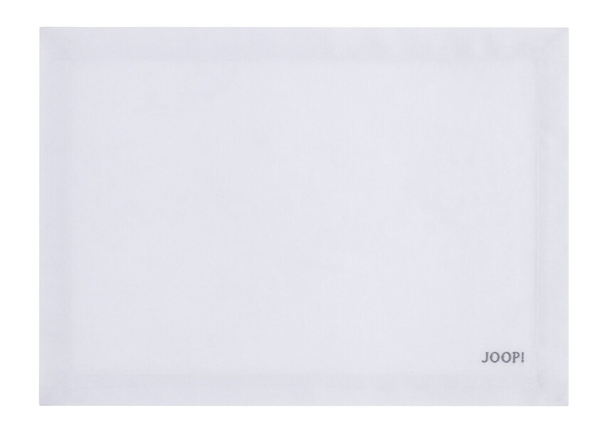 JOOP! Platzset STITCH 2er Set Stickerei-Details silber