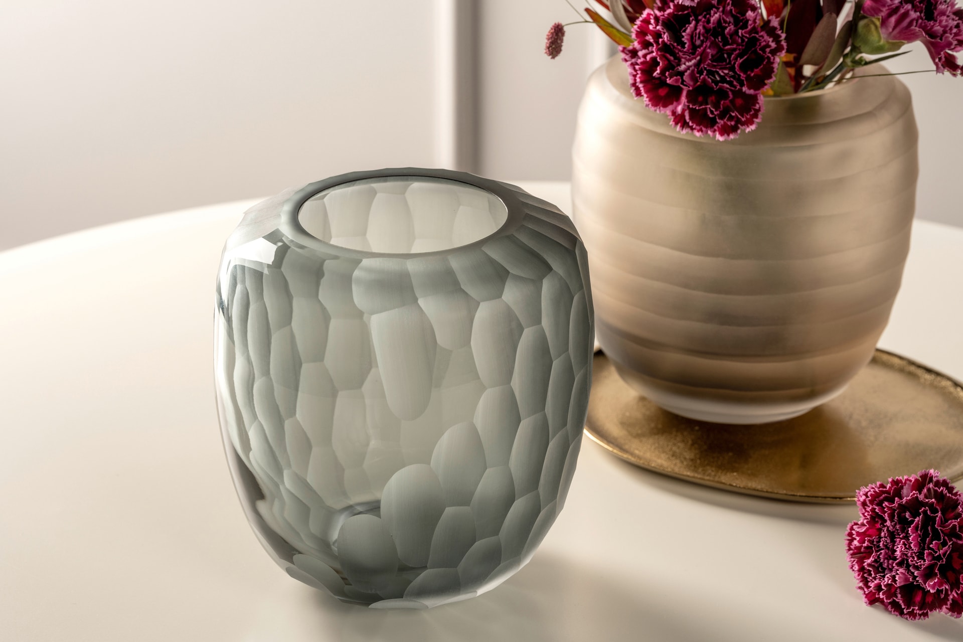 LEONARDO Vase BELLAGIO 18,5 cm anthrazit