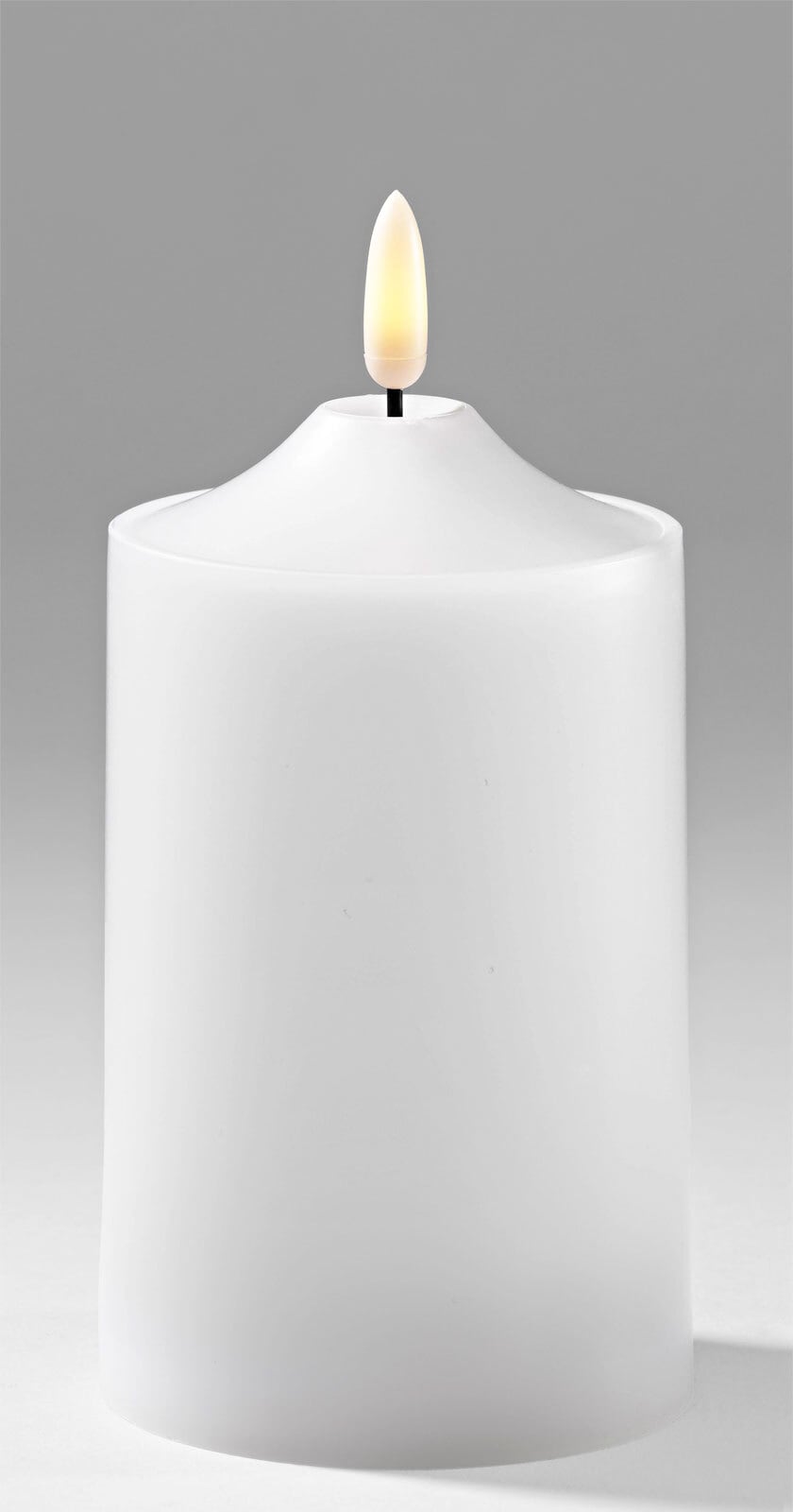 casaNOVA LED Kerze 7,5 /14,5 cm weiß
