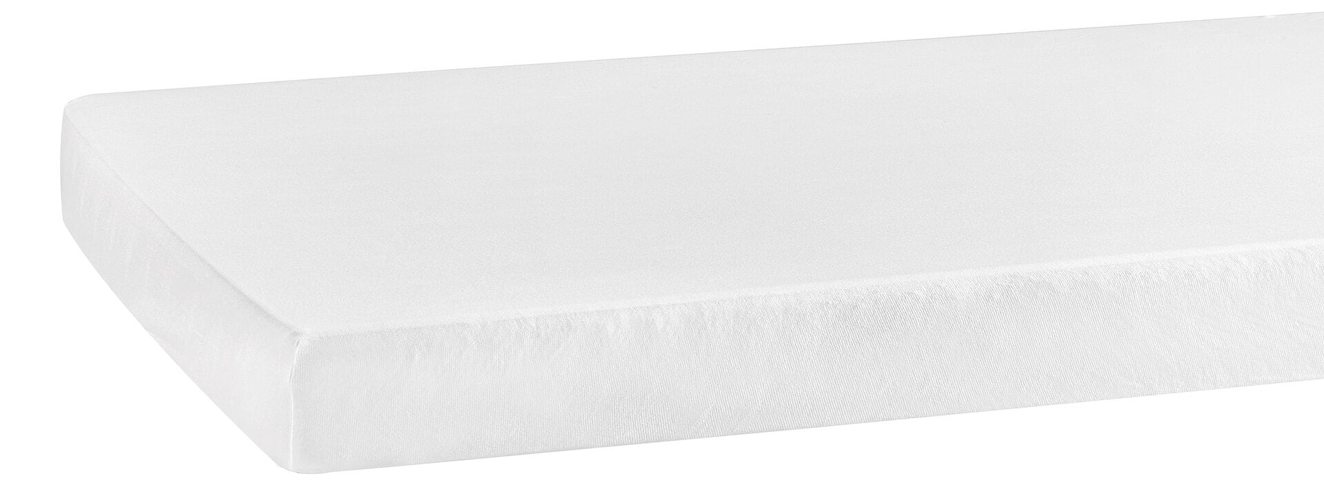 PRONIGHT Topper-Jersey-Spannbettlaken 90-100 x 190-220 cm weiß