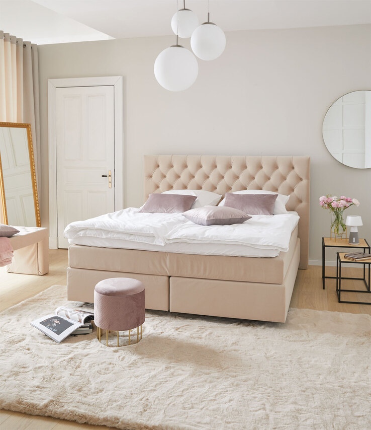 Ole Gunderson Boxspringbett FENTISSIMO TOPMOTION NV beige