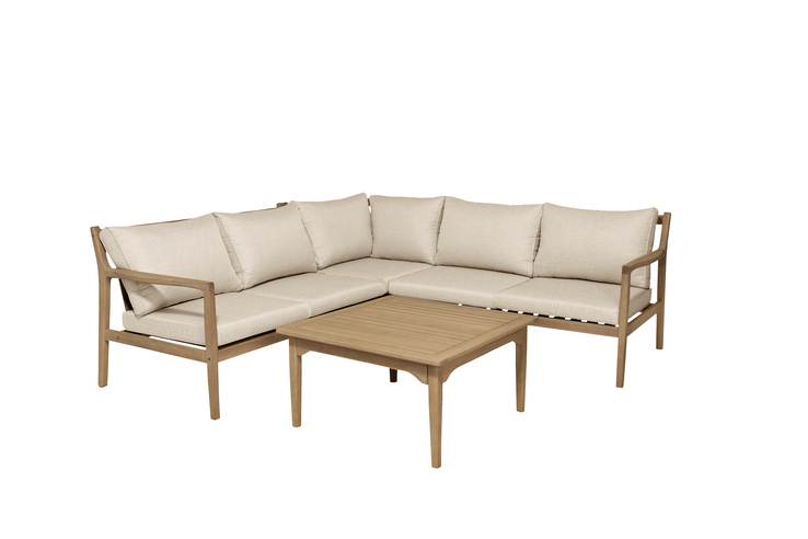 Garden FLAIR Living Gartenlounge TIBET 4-tlg naturfarbig /beige