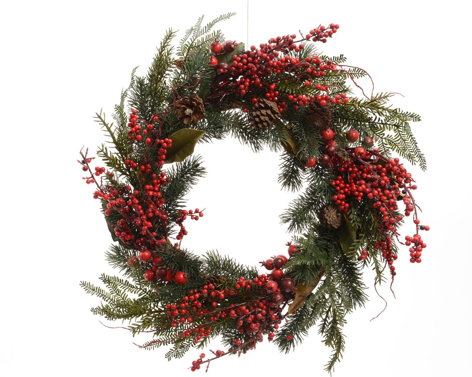 Weihnachtsdeko Kranz RED BERRIE 60 cm 