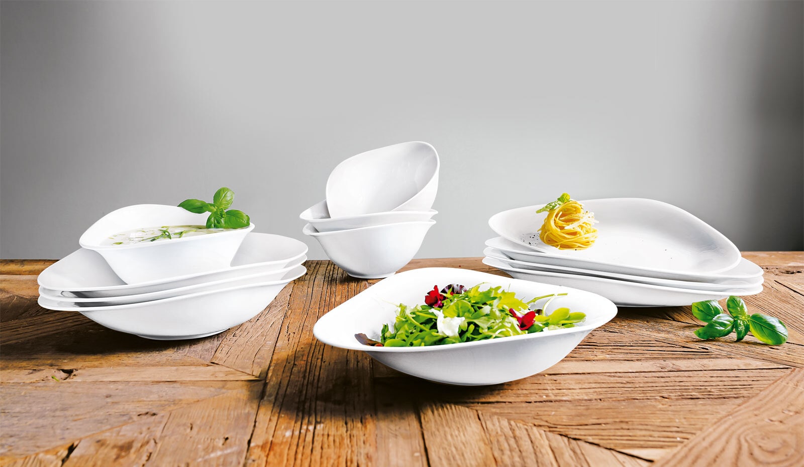 Villeroy & Boch Suppenschale VAPIANO 2er Set weiß