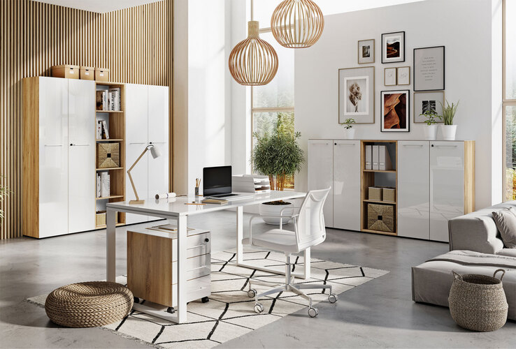 CASAVANTI Aktenregal CADRO 50 x 196 x 37 cm braun