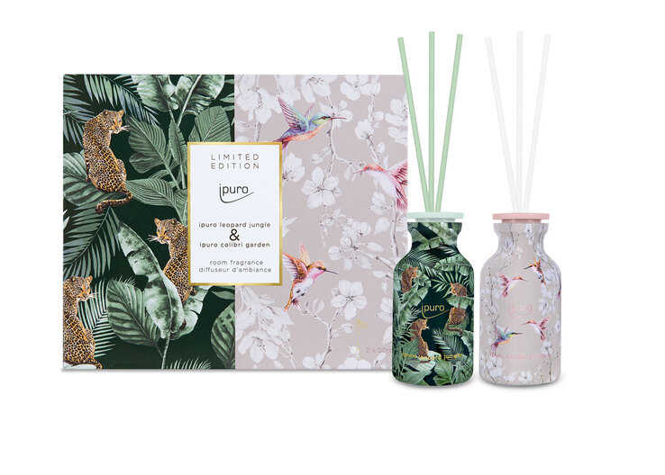 ipuro Raumduft Diffuser LEOPARD & COLIBRI 2x50 ml