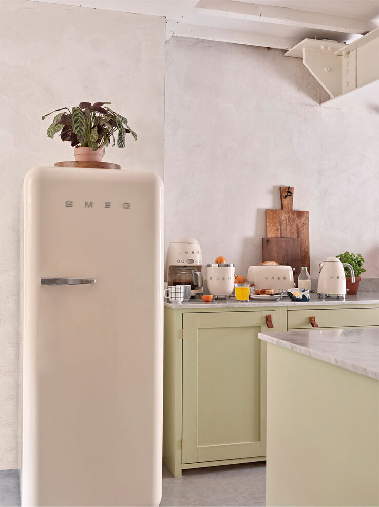 SMEG Toaster 4-Schlitz Retro Creme