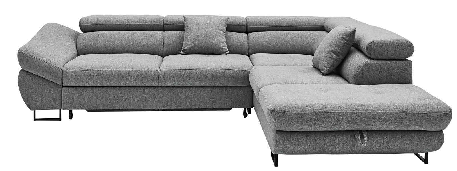 Ecksofa FABIO 280 x 235 cm Primo grau