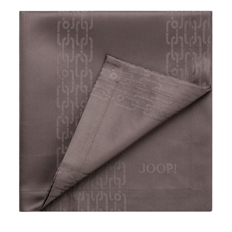 JOOP! Serviette CHAINS 2er Set taupebraun