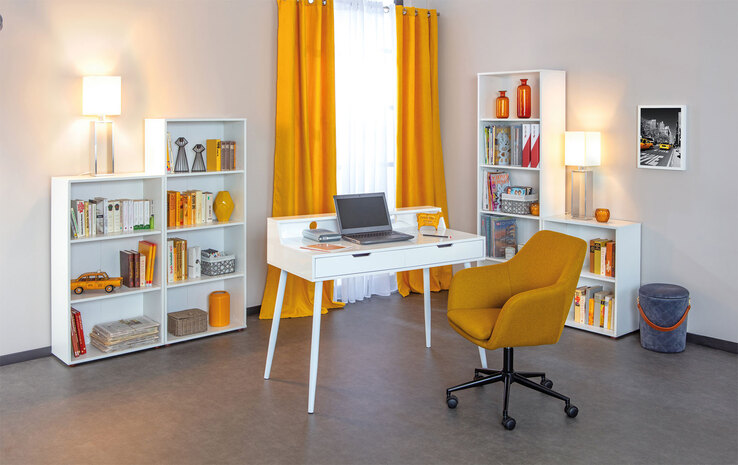 Hocker TINO grau 30 x 38 x 30 cm
