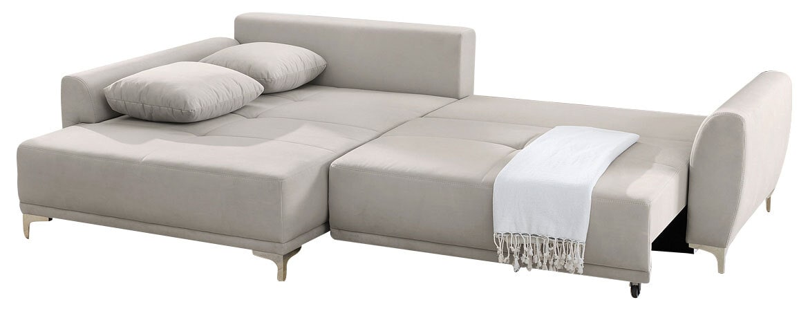 Ecksofa THOMAS SF 275 x 183 cm lichtgrau