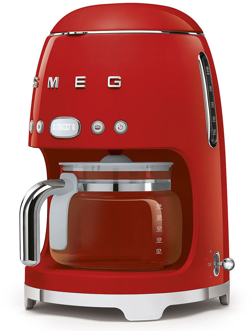 SMEG Filter-Kaffeemaschine rot