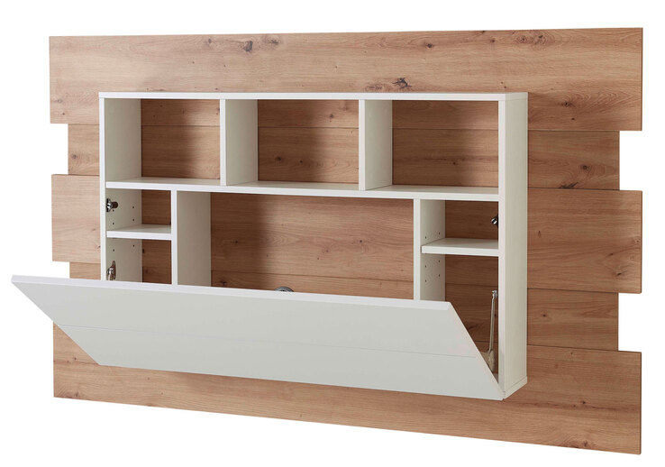 Wandsekretär INNO4HOME4 150 x 93 cm Artisan Eiche/ weiß