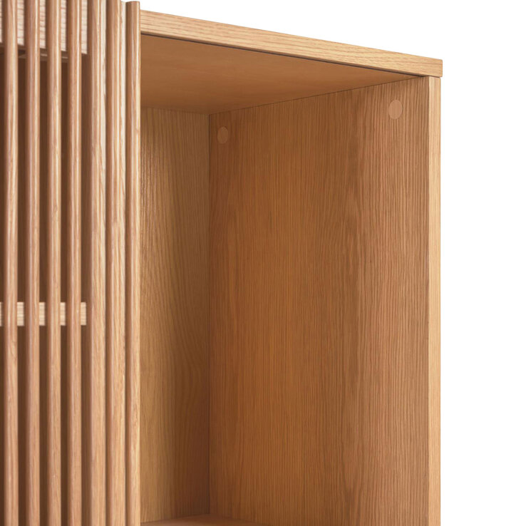 Kave Home Regal BEYLA 170 x 84,5 cm Eiche braun