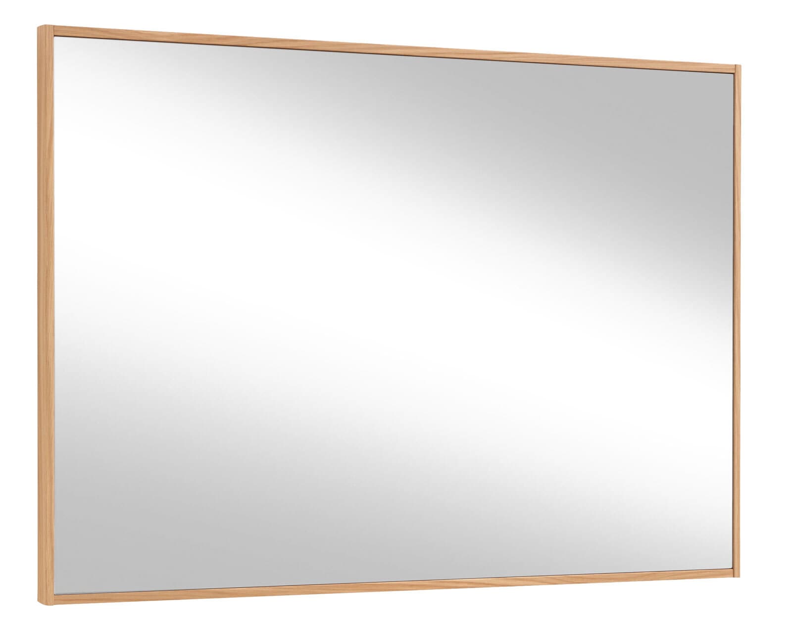 MONDO Spiegel CASTINO 99 x 75 cm Eiche Bianco