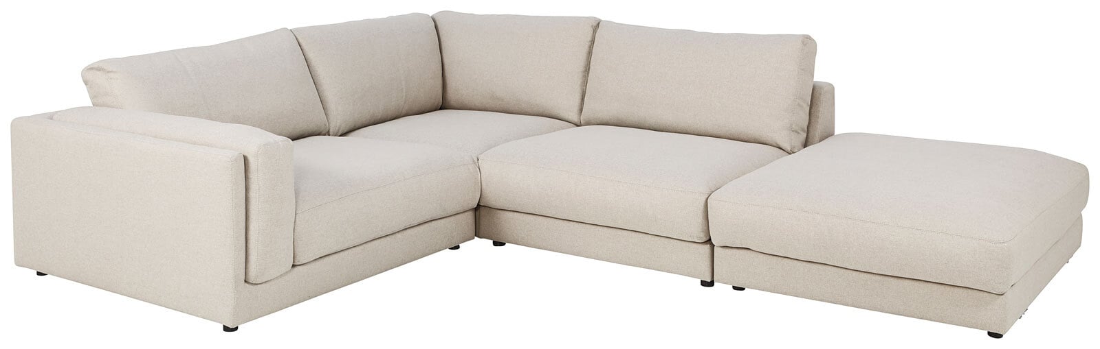 Ole Gunderson Ecksofa-Kombi LASSE X 245 x 320 cm naturbeige